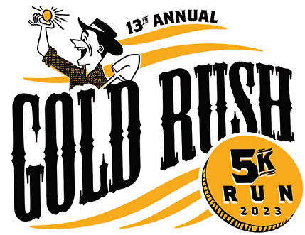 Bentonville Schools Foundation Gold Rush 5k race logo