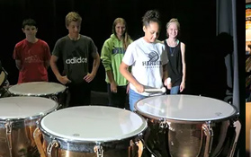 Tympany drum project from Bentonville Schools Foundation